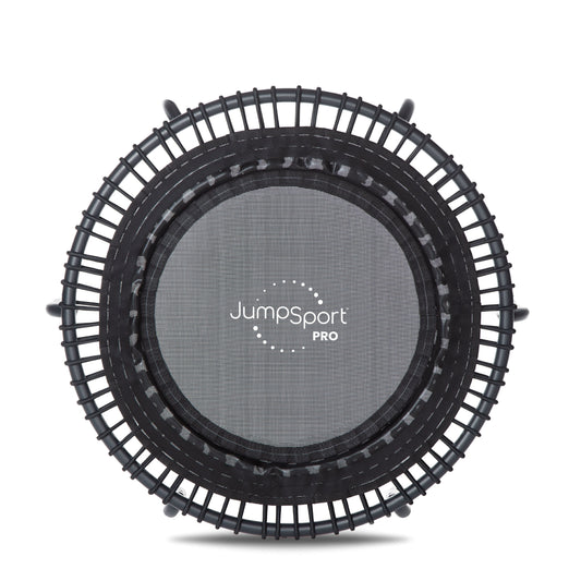 JumpSport 350 PRO Fitness Trampoline Black