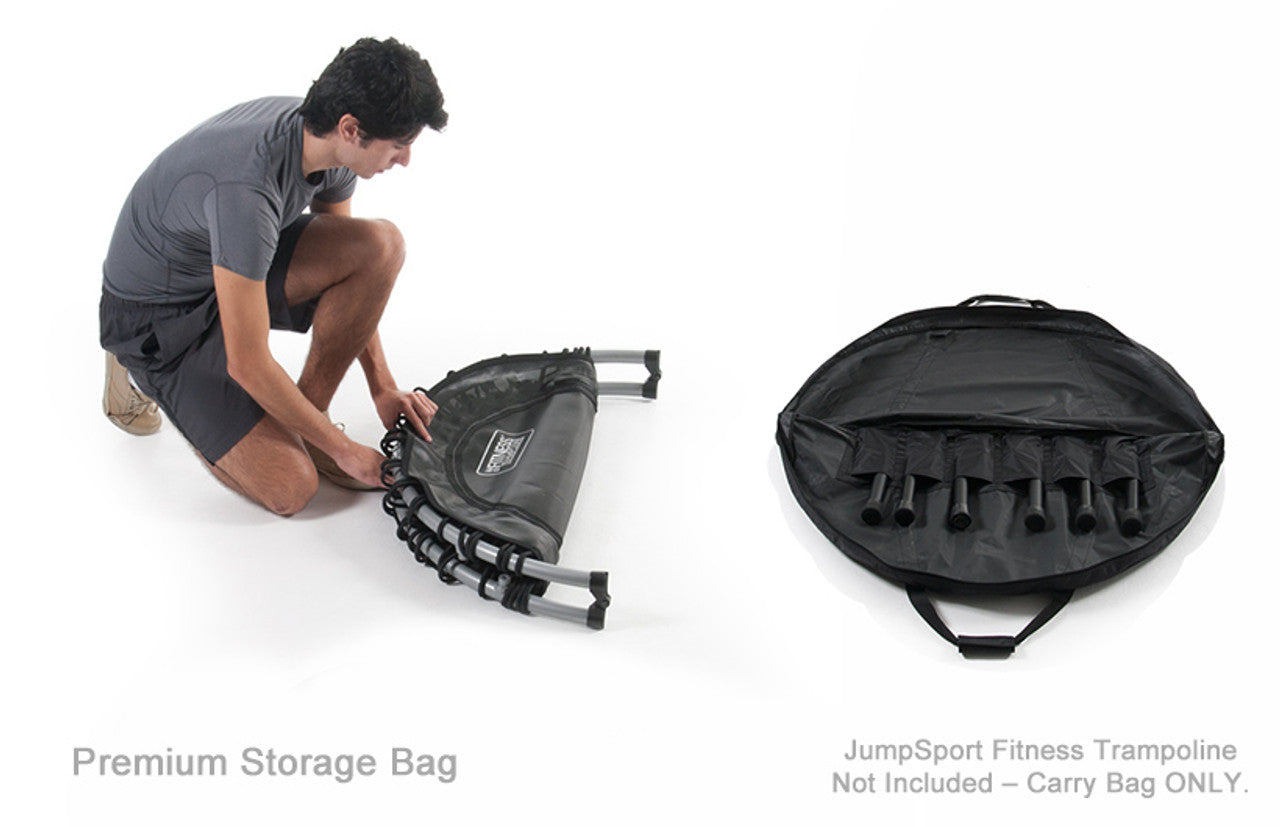 STORAGE & CARRY BAG FOR HALF-FOLD FITNESS TRAMPOLINES, PREMIUM | 44"